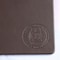 Dacasso Chocolate BrownLeatherette 17" x 14" Top-Rail Conference Pad with Pen Well PR-3429 - alternate 4